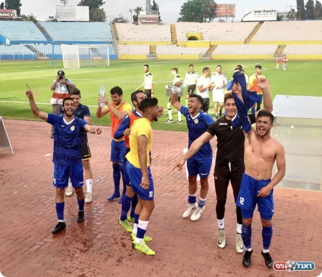 שחקני הרצליה. כמעט וחזרו לליגה הלאומית (אביחי דלאל)